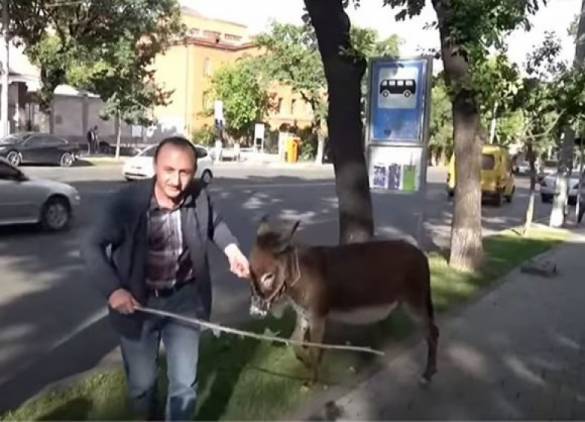 Էշով մարդը նոր ակցիա է ծրագրում