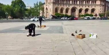 20 հավ էին տարել Հանրապետության հրապարակ. ակցիա