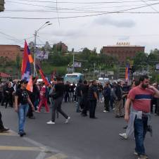 «Դիմադրություն» շարժումը փակեց Հաղթանակի կամուրջը (լուսանկարներ)