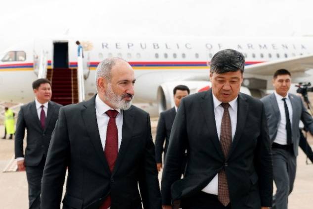 Փաշինյանն աշխատանքային այցով ժամանել է Ղրղզստան