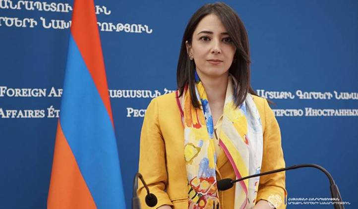 ԱԳՆ խոսնակը պատասխանել է Մարիա Զախարովային