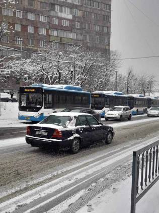 Ավտոբուսները դուրս չեն գալիս երթուղի