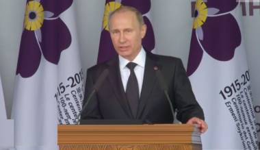 Երեկ չցավակցեց, իսկ 2015-ին Ծիծեռնակաբերդում բոցաշունչ ելույթ ունեցավ