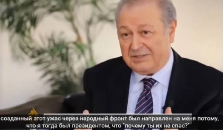 Մութալիբովի հավաստմամբ Խոջալուի ողբերգությունը կազմակերպել է Ադրբեջանի ազգային ճակատը