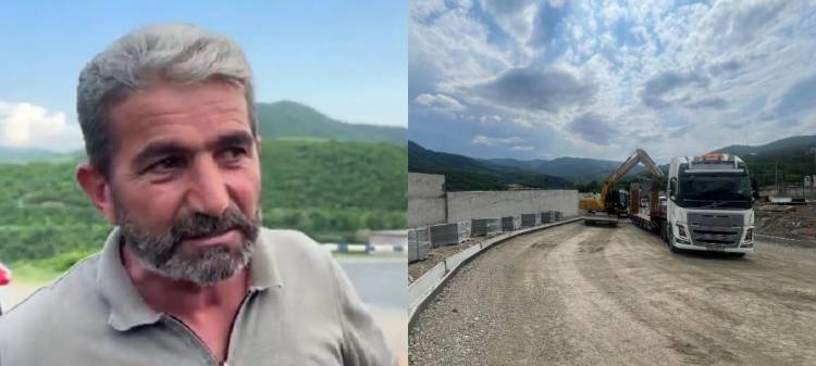 Փաշինյանը երկու մասի կիսված Կիրանցում ճանապարհ կբացի