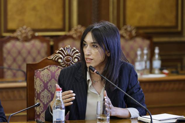Արարատ Միրզոյանի կինն արդեն կառավարությունում խորհրդակցության է մասնակցում