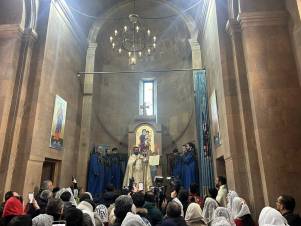 Տեր Ռուբենի մատուցած Սուրբ Պատարագը՝ Նորաբացի Սուրբ Աստվածածին եկեղեցում