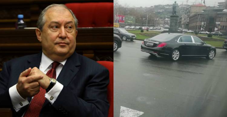 Արմեն Սարգսյանի համար նոր Maybach են գնել (ֆոտո)