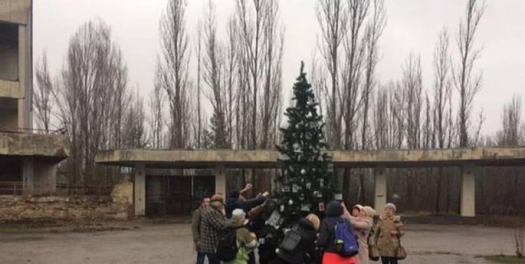 Չեռնոբիլում աղետից հետո առաջին անգամ տոնածառ են զարդարել