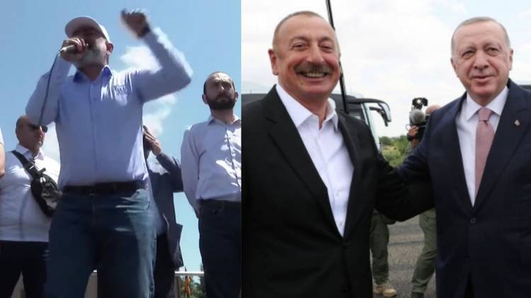 Սյունիքում Փաշինյանը ՀՅԴ դրոշն այրելուց է խոսել Էրդողանի այցին զուգահեռ