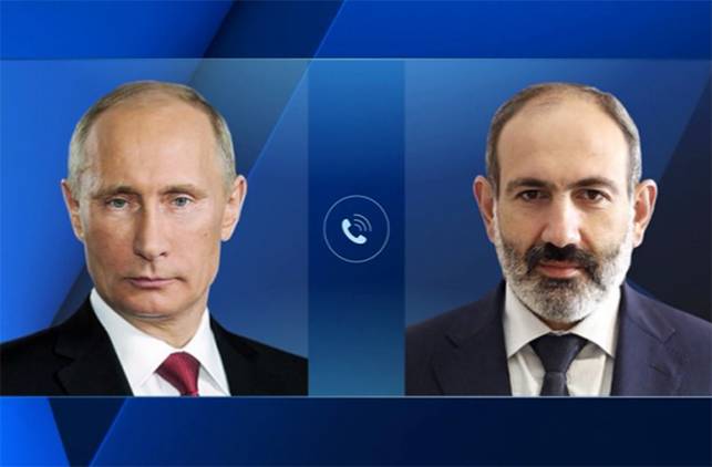 Պուտինն ու Փաշինյանը հեռախոսազրույց են ունեցել