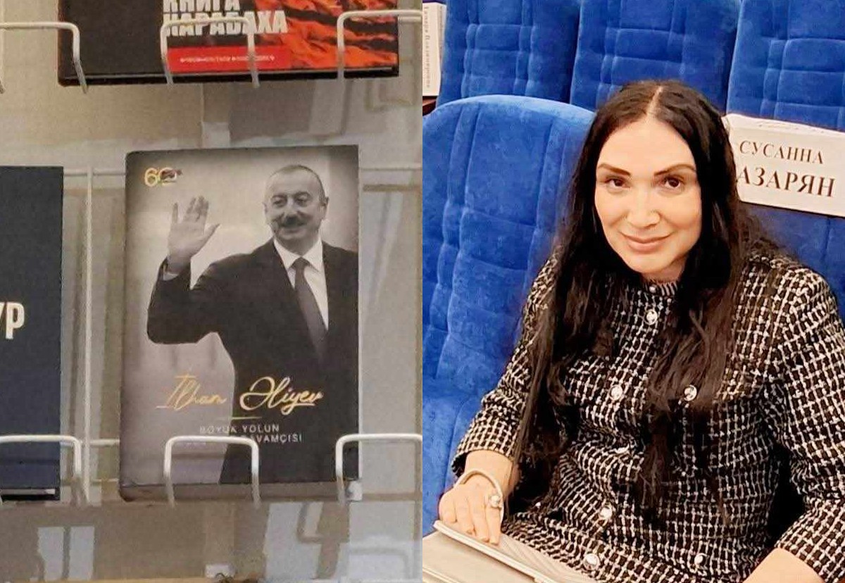 Երբ Ադրբեջանի տաղավարի դիմաց հայերեն ասմունքեց, լքեցին այն