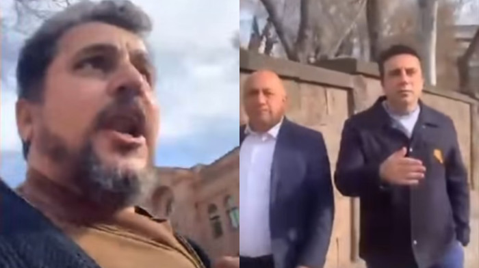 Ալեն Սիմոնյանի և քաղաքացու՝ միմյանց հայհոյելու դեպքով 2 անձ ոստիկանություն է բերման ենթարկվել