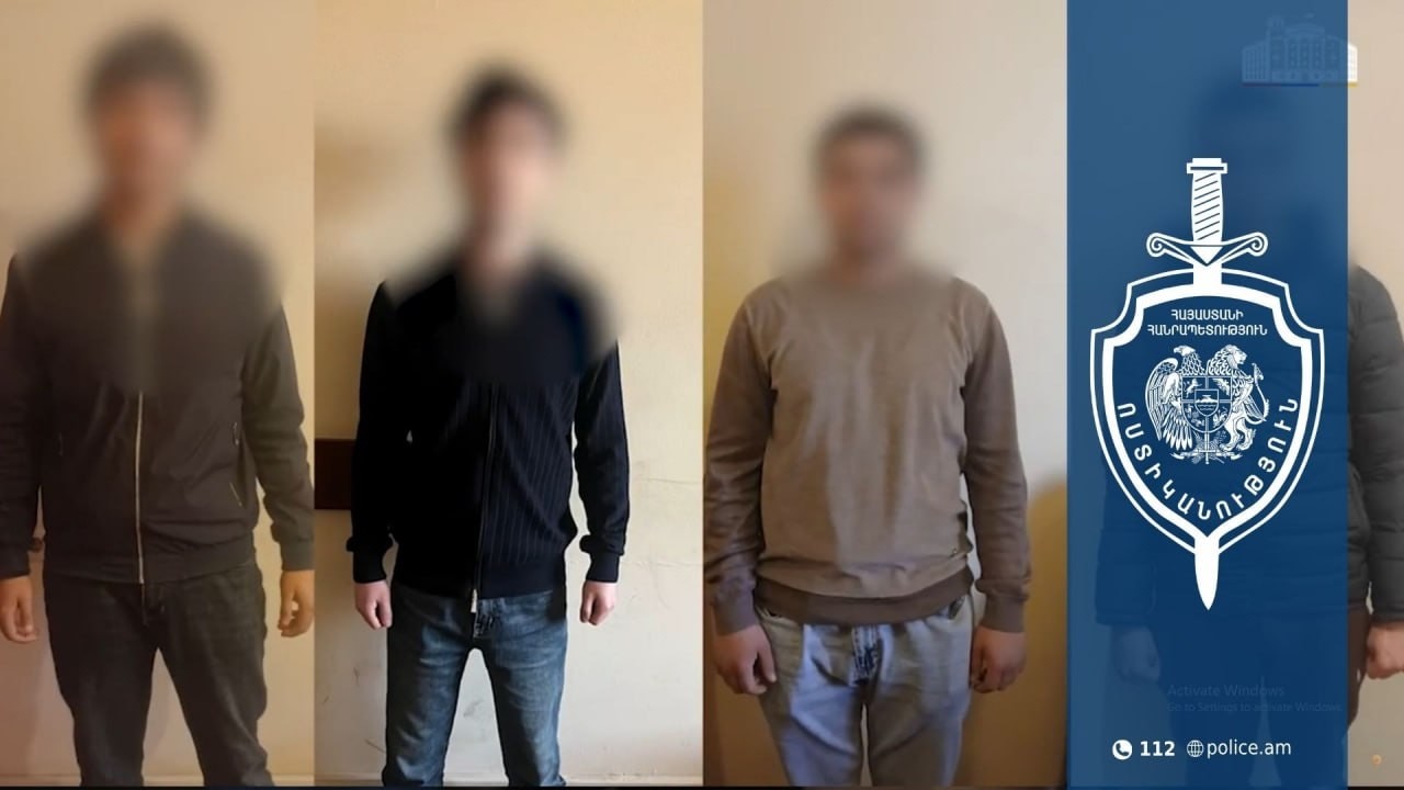 Ֆիզիկական ներգործություն և կողոպուտ․ 5 երիտասարդ ձերբակալվել է
