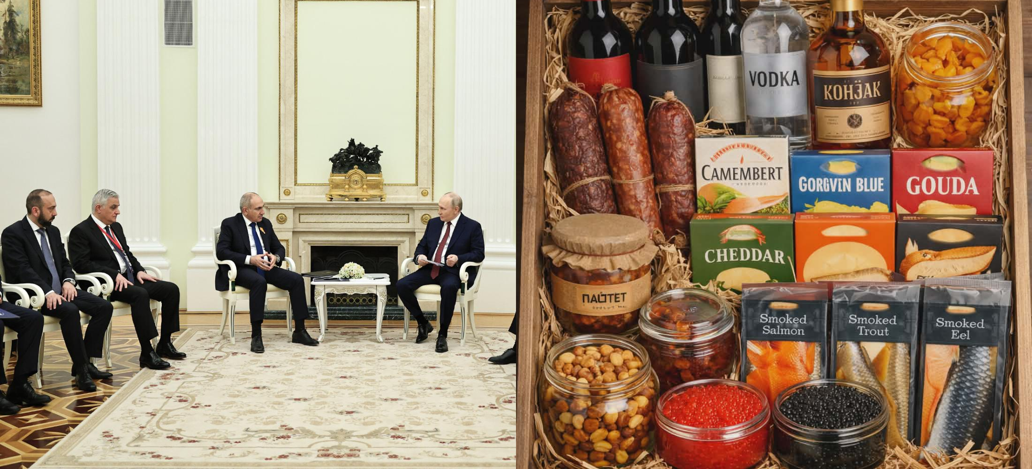 Что подарили армянской делегации в России?