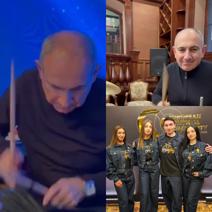 Փաշինյանը նվագել է եւրոպացի հյուրերի համար