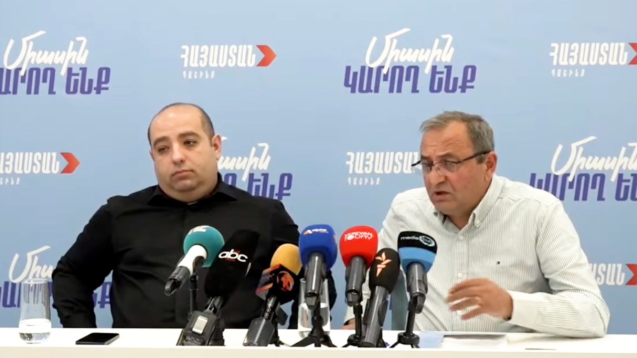 #Ուղիղ․ Արծվիկ Մինասյանի եւ Հովհաննես Խուդոյանի հրատապ մամուլի ասուլիսը