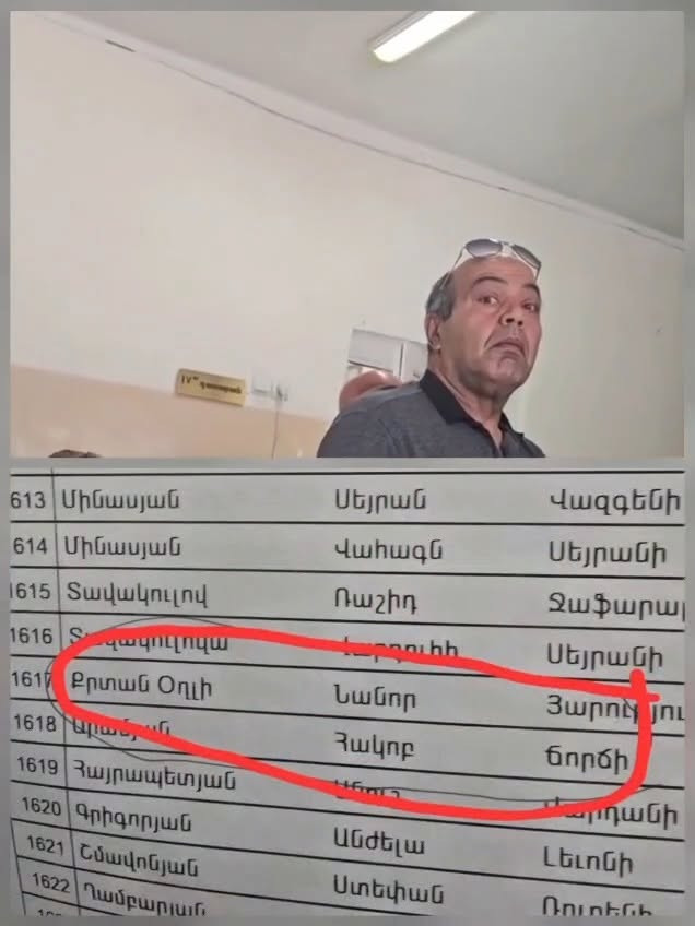 Քաղաքացին իր տան հասցեում հայտնաբերել է թուրք ընտրողի