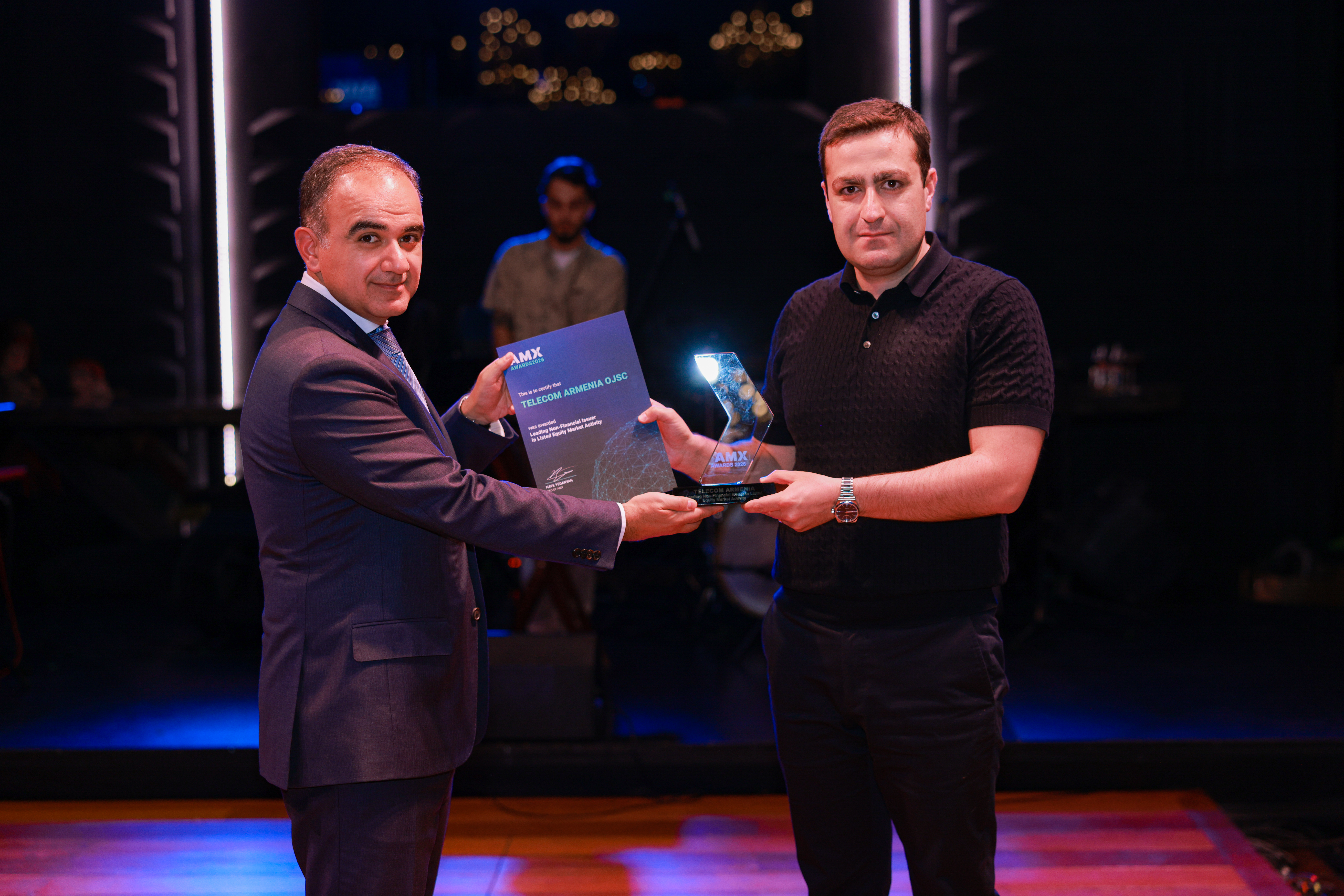 Team Telecom Armenia-ն ճանաչվել է «Ցուցակված բաժնետոմսերի շուկայում առաջատար ոչ ֆինանսական թողարկող»