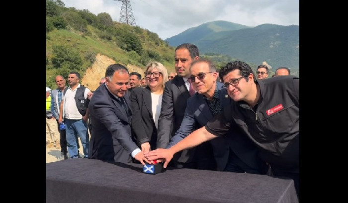 Քաջարանի թունելի շինարարարության մեկնարկին ներկա է եղել Իրանի փոխնախագահը
