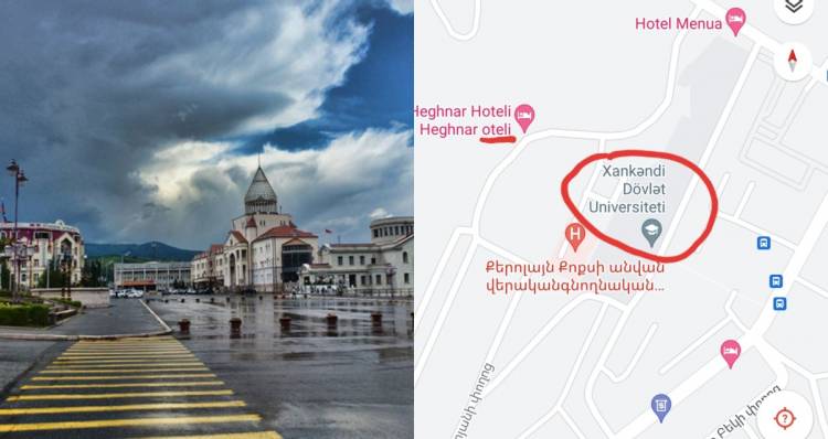 Google-ը Ստեփանակերտը դարձրել է ադրբեջանական քաղաք (լուսանկարներ)