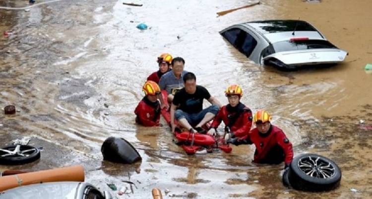 Ուժգին անձրեւները 10 մարդու մահվան պատճառ են դարձել Հարավային Կորեայում 