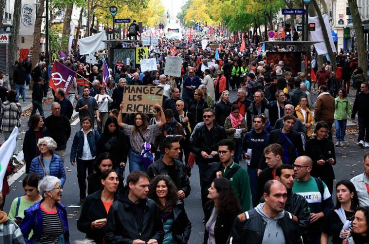 Ֆրանսիայում գնաճի դեմ ցույցեր են տեղի ունեցել 