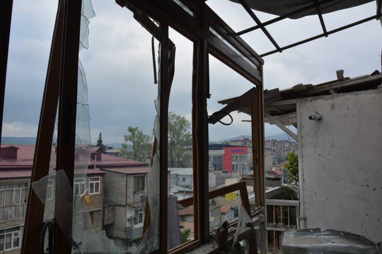 Ադրբեջանական ագրեսիայի հետևանքով վնասված քաղաքացիական օբյեկտները (լուսանկարներ)