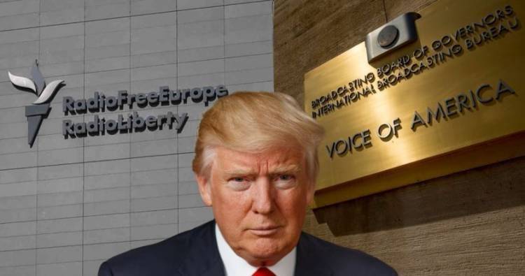 Трамп подписал указ, который предписывает сократить работу агентства, отвечающего за работу Радио «Свобода» и «Голоса Америки»