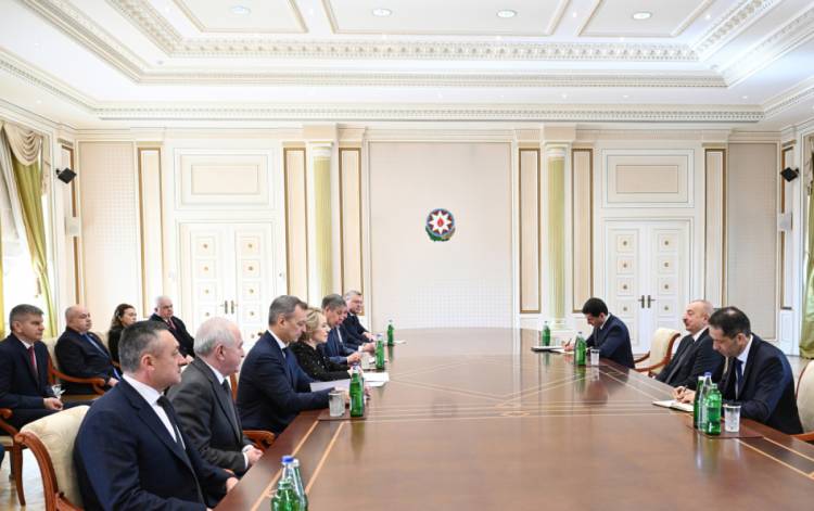 Ռուս-ադրբեջանական սիրախաղը շարունակվում է. Մատվիենկոն հանդիպել է Ալիևի հետ