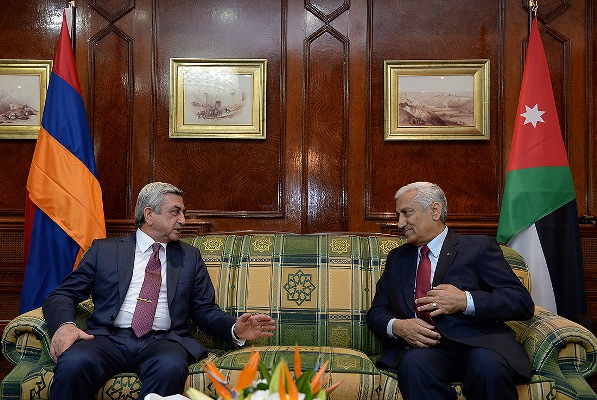 Նախագահը հանդիպում է ունեցել Հորդանանի վարչապետ Աբդալլահ ալ-Նուսուրի հետ