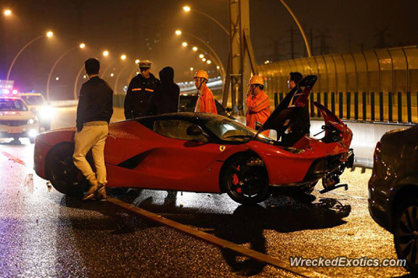 Էքսկլյուզիվ մոդել Ferrari La Ferrari-ի վթարը՝ Չինաստանում (լուսանկարներ)