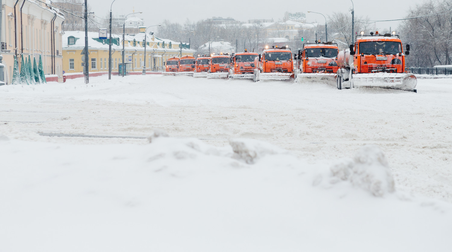 Մոսկվայի առատ ձյունը՝ ֆոտոշարքով
