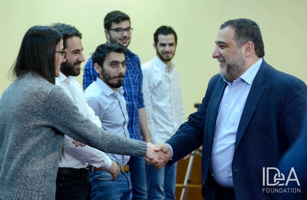 IDeA համահիմնադիրներն այցելել են Հայաստանի Ամերիկյան համալսարան