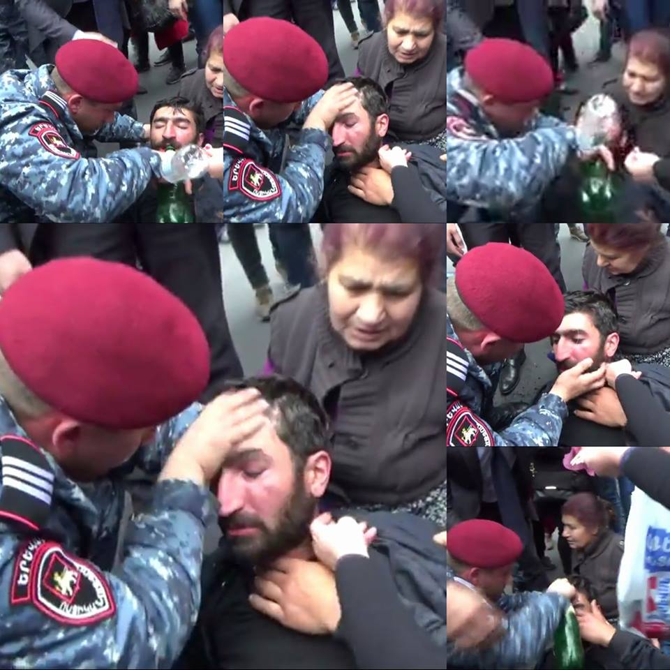 Սրտիկներ այս հայ ոստիկանին․․․