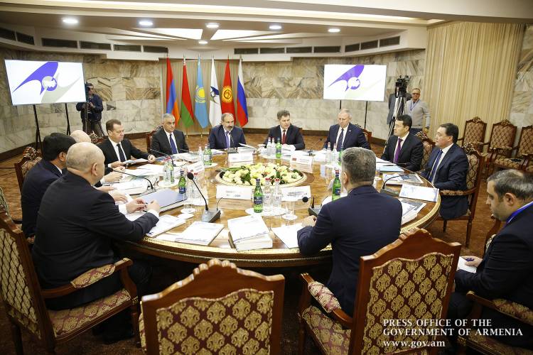 Երևանում տեղի է ունեցել Եվրասիական միջկառավարական խորհրդի նիստը