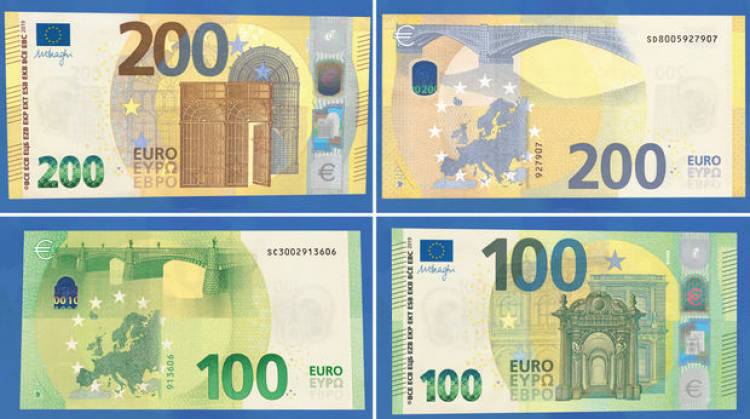 100 եւ 200 եվրոյանոց նոր թղթադրամներ են տպվել