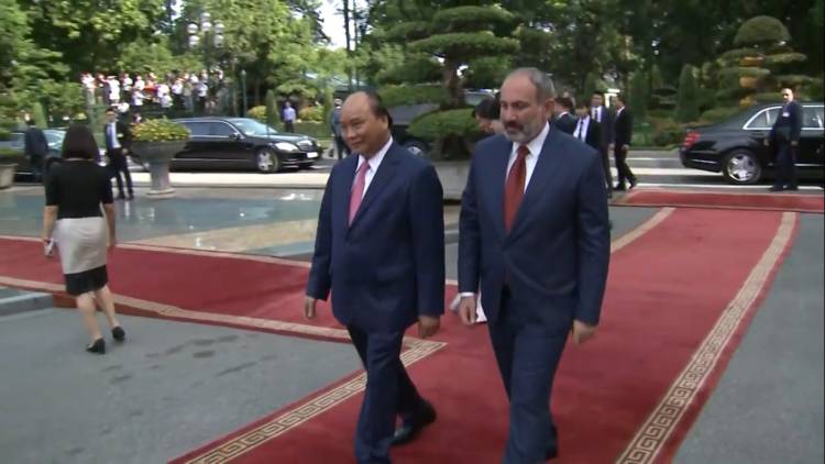 Հանոյում տեղի է ունեցել Հայաստանի և Վիետնամի վարչապետների հանդիպումը