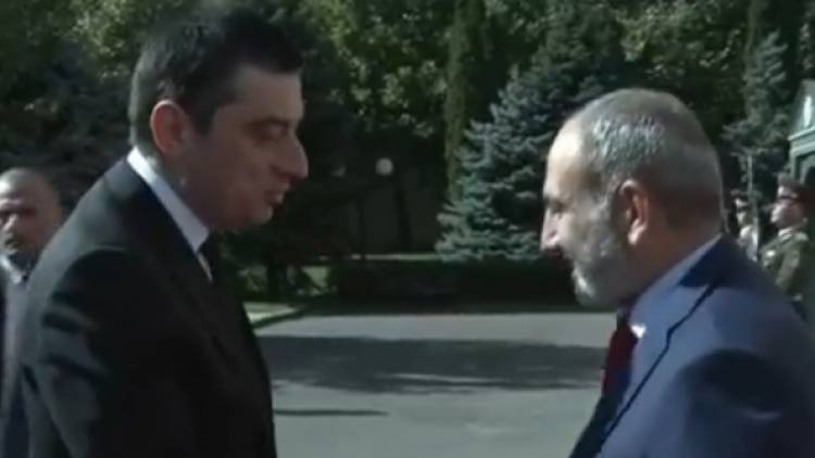 Վրաստանի վարչապետը Հայաստանում է (Տեսանյութ) 