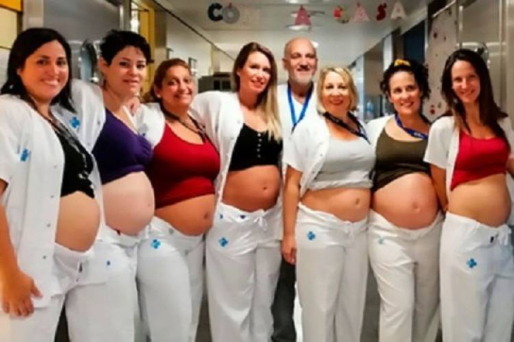 Նորածինների բաժանմունքում աշխատող միանգամից յոթ բուժքույր հղիացել են