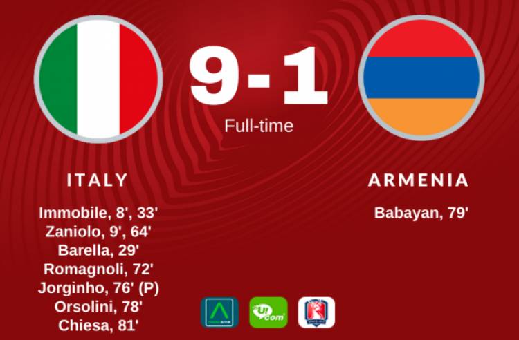 Ընդամենը 1 մարդ է 8։0 հաշվից հետո հավատացել, որ Հայաստանը գոլ կխփի Իտալիային