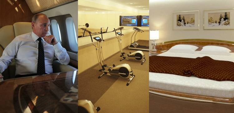Ննջասենյակ, մարզասրահ, լոգարան. Ի՞նչ տեսք ունի Վլադիմիր Պուտինի ինքնաթիռը