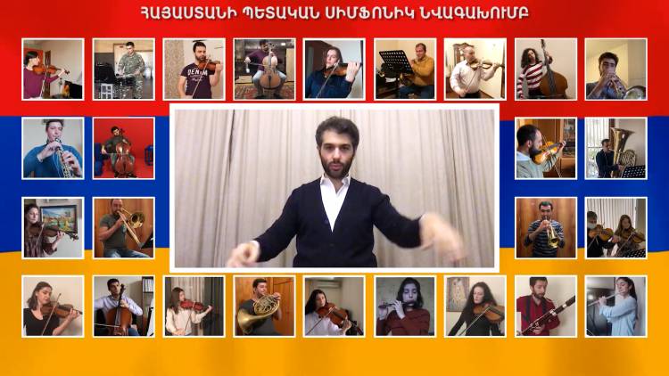 Հայաստանի պետական սիմֆոնիկ նվագախմբի կատարումը՝ նվիրված բուժաշխատողներին (տեսանյութ)