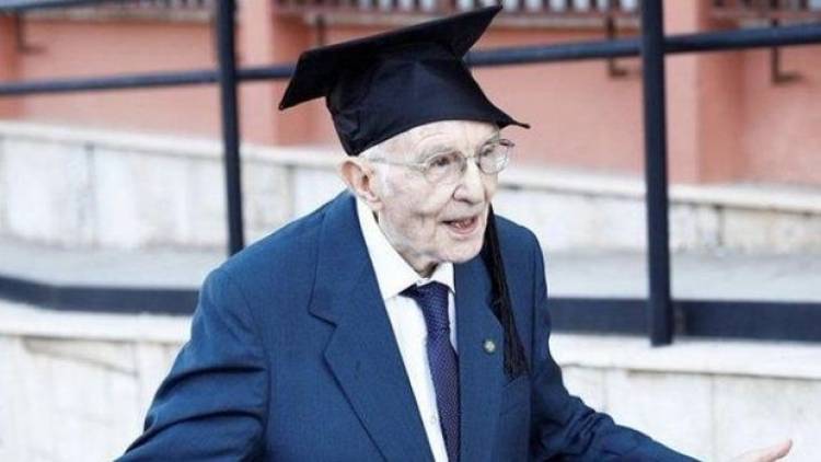 96 տարեկանում ավարտել է համալսարանն ու դիմել մագիստրատուրա