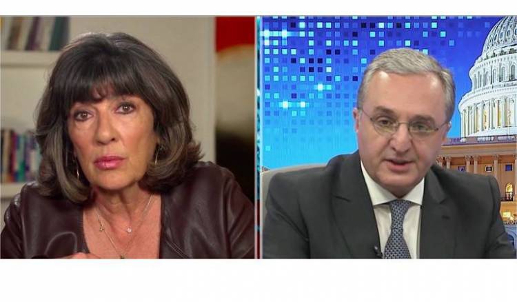 ԱԳ նախարար Զոհրաբ Մնացականյանի հարցազրույցը CNN-ի «Amanpour»հեռուստածրագրին