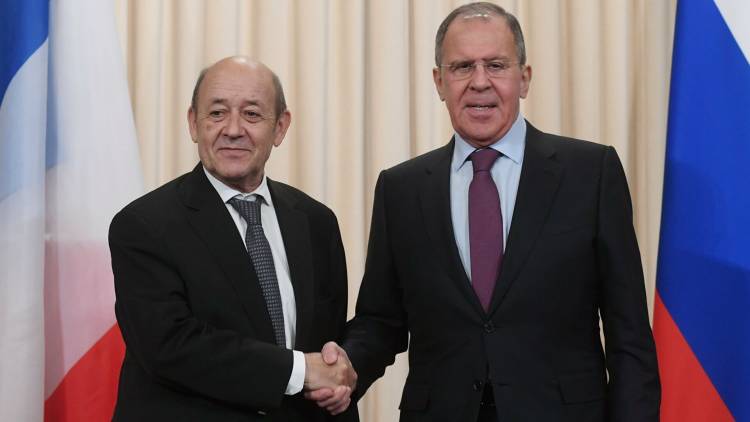 Ռուսաստանի եւ Ֆրանսիայի ԱԳ նախարարները քննարկել են Ղարաբաղյան հակամարտությունը