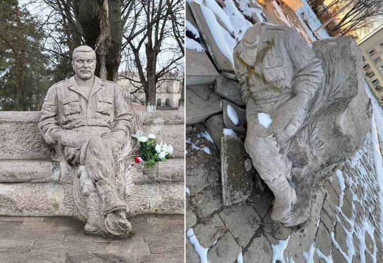 Շուշիում ջարդել են Վազգեն Սարգսյանի արձանը