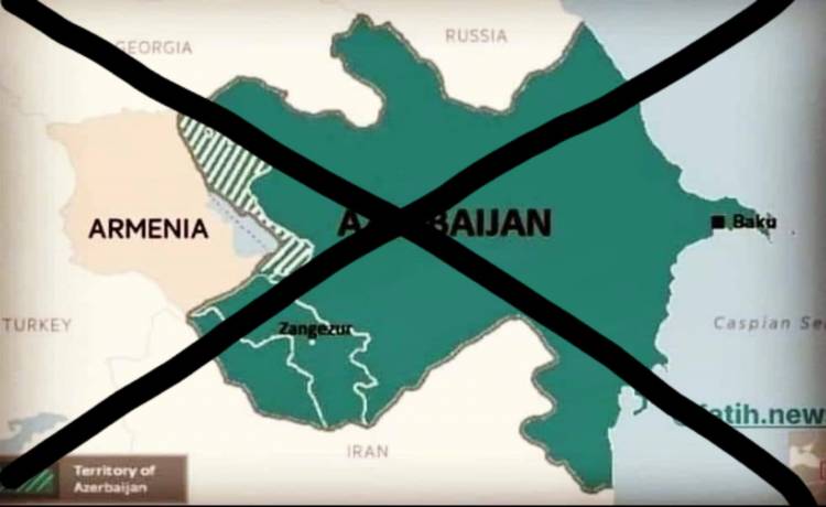 Քարտեզ, որն արտացոլում է ադրբեջանցիների վերջնական նպատակները. Արման Աբովյան