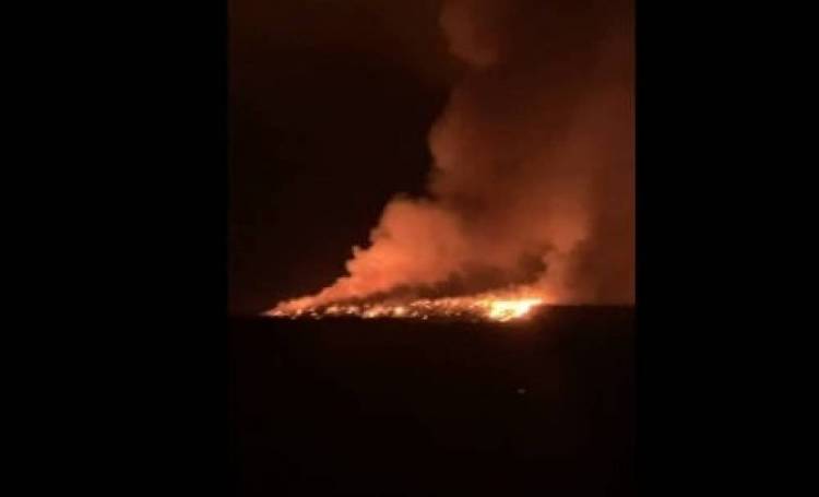 Այրվում է Մասիս քաղաքում գտնվող աղբավայրը (տեսանյութ)