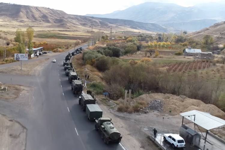 Ռուս խաղաղապահները ուղեկցել են ադրբեջանական զինված ուժերի 6 շարասյունների